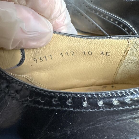 Salvatore Ferragamo Shoes Mens Size 10 3E Oxford Brogue Wingtip Dress Leather main image 6